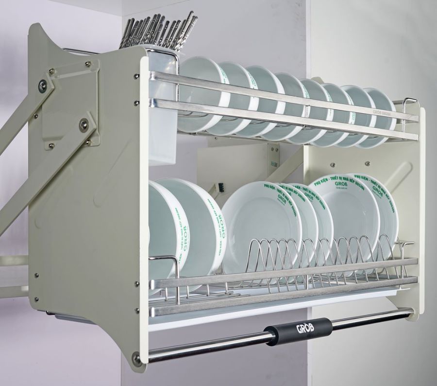 Giá Bát Nâng Hạ Inox SUS304 GROB GV304-160 GV304-170 GV304-180 GV304-190-1
